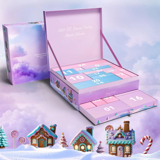 🎄Christmas Early Bird 49% OFF💎2025 XXL Diamond Painting Advent Calendar - ✨Limited Edition