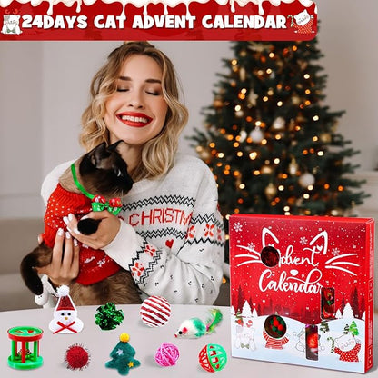 Cat Advent Calendar 2025 – 24-Day Christmas Countdown for Kittens & Cats