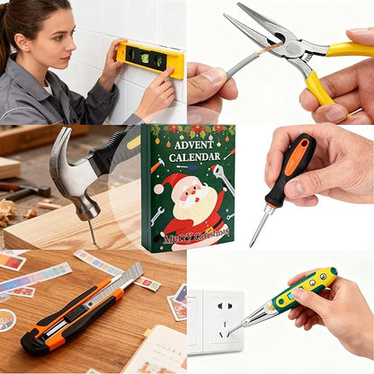 Hand Tool Advent Calendar 2025 – 24-Day Christmas Countdown Gift for Men