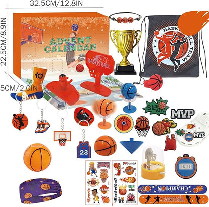 Basketball Advent Calendar 2025 – 24-Day Countdown with Basketball Accessories