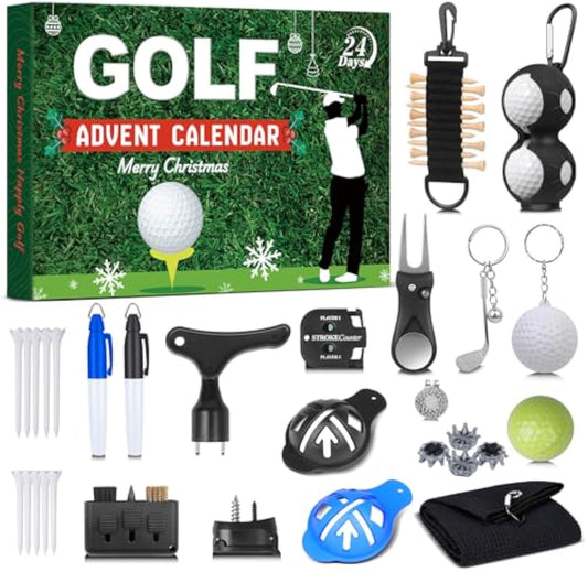 Golf Advent Calendar 2025 – 24-Day Christmas Countdown Gift for Men