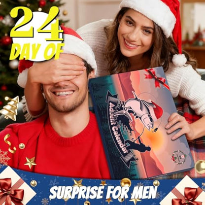 Fishing Advent Calendar 2025 – 24 Days Countdown Christmas Gift for Men