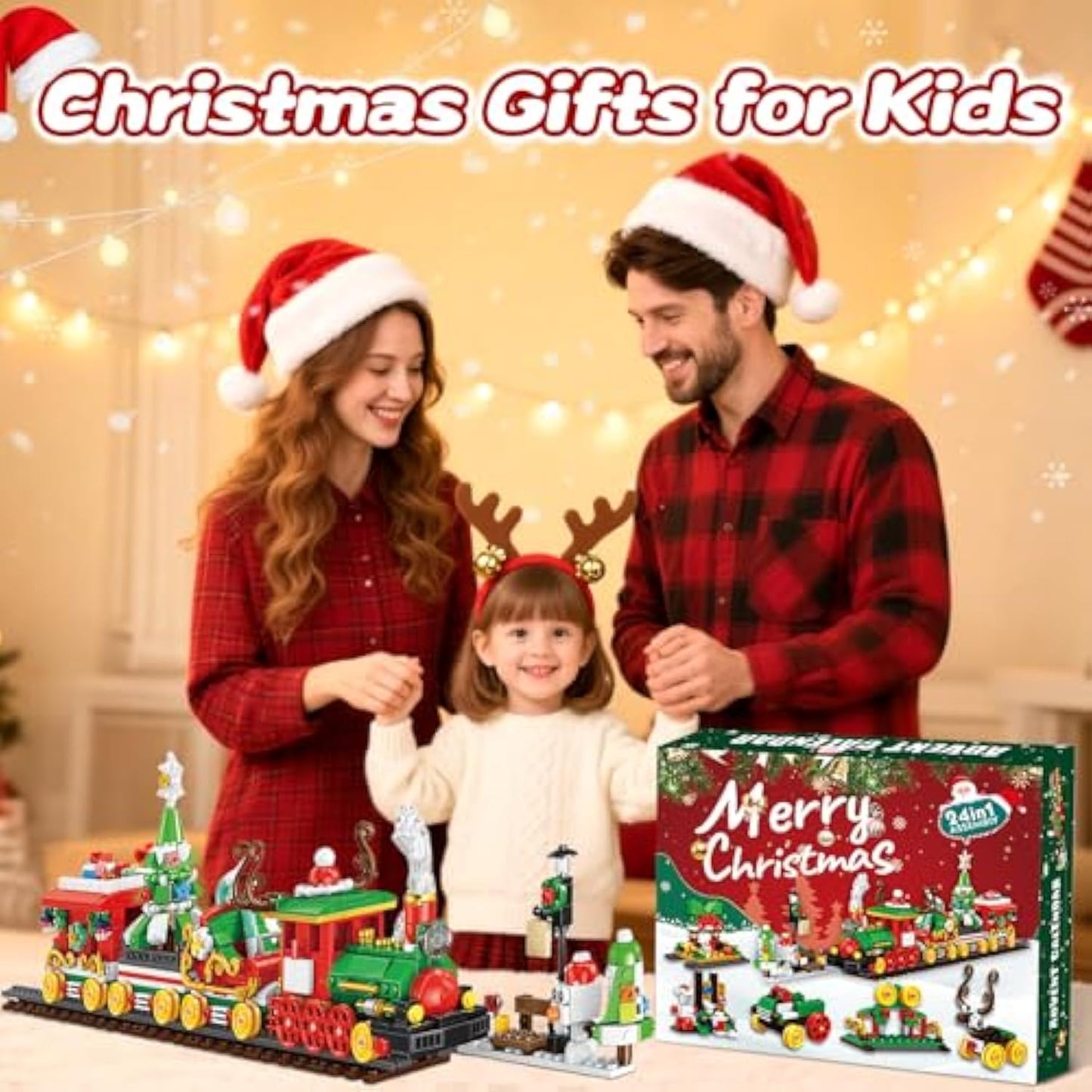 Train Building Blocks Advent Calendar 2025