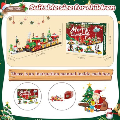 Train Building Blocks Advent Calendar 2025