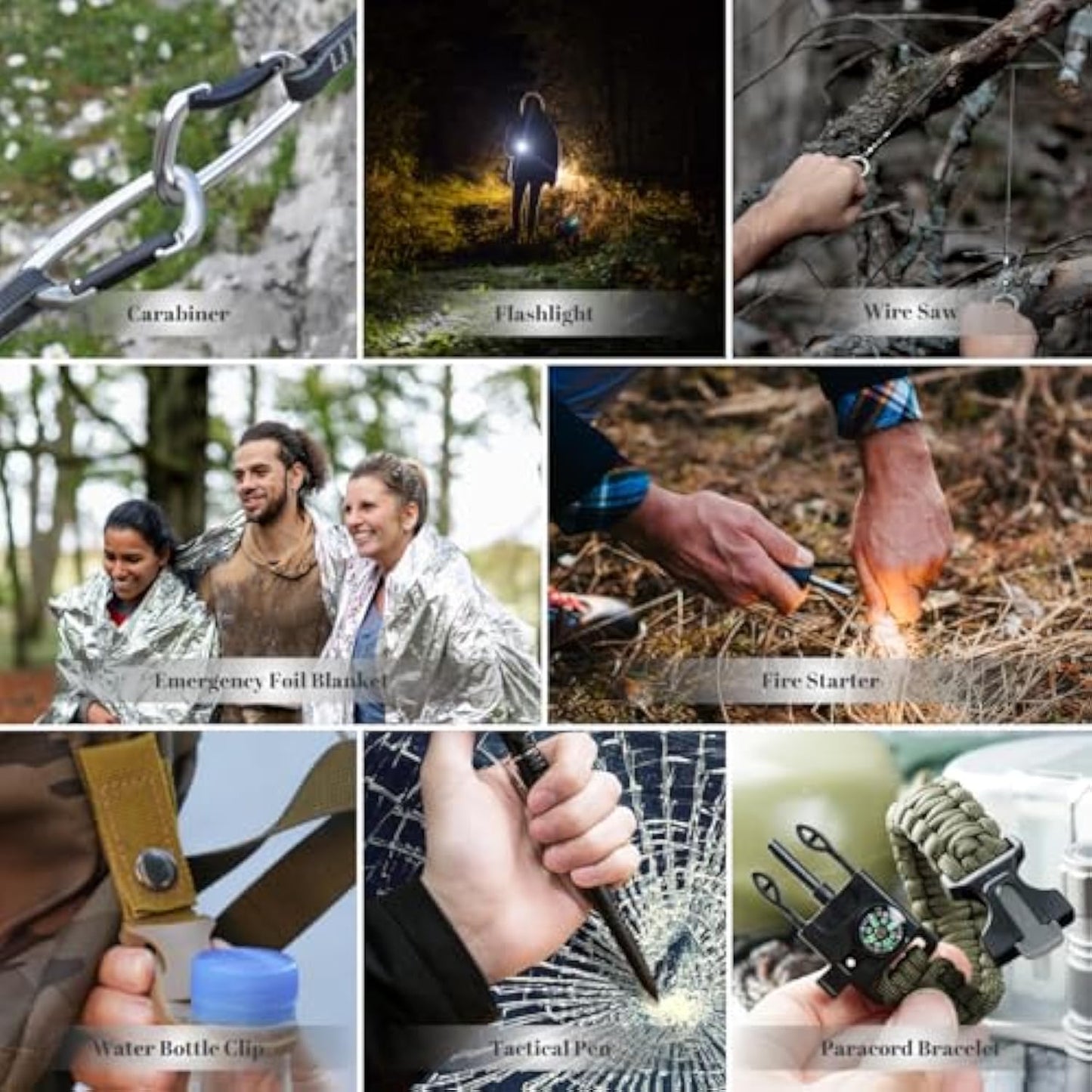 Survival Kit Advent Calendar 2025 – 24 Days Christmas Countdown Gift for Men